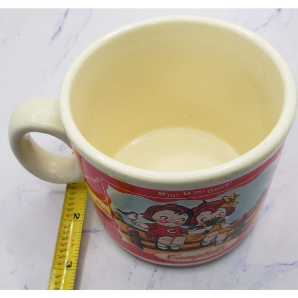 Campbell's Kids Soup Ceramic Coffee Mug Houston Harvest 1998 Spring Scenes - Picture 7 of 8